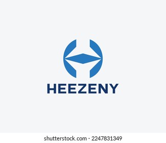 Letter H Simple Monogram Logo