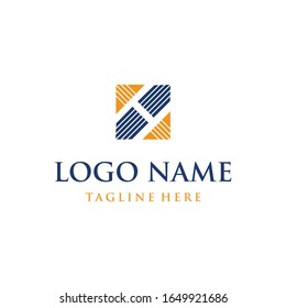 Letter H Square Stripe Development Marketing Abstract Creative Business Logo