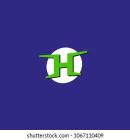 Letter H. Superhero H