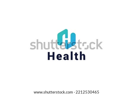 Letter H technological modern and unique hexagonal logo