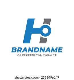Letter H Technology logo, symbolizing innovation, progress, and cutting-edge technology