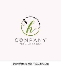 letter H Template Design Vector, Emblem, Concept Design, Creative Symbol, Icon - Vector