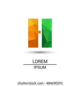 Letter H that can be used as initial logo