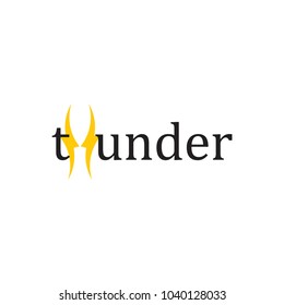 Letter H Thunder Logo Vector Stock Vector (Royalty Free) 1040128033 ...