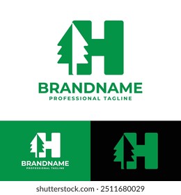 Buchstabe H-Baum-Logo für alle Umweltmarken mit H-Initial