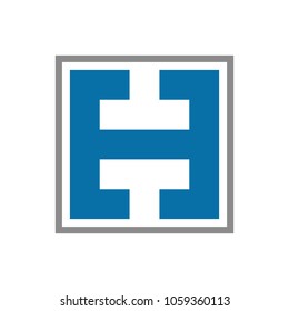 Letter H vector logo.