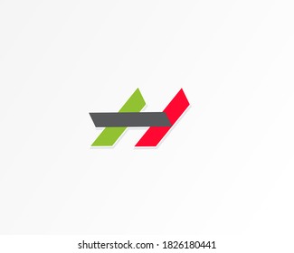 Letter H vector logo design icon