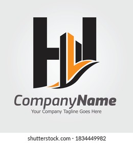 Letter H vector logo template, Colorful Letter H logo, Real Estate, Building and Construction Logo Design Template Vector Icon