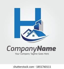 
Letter H vector logo template, Colorful Letter H logo, Real Estate, Building and Construction Logo Design Template Vector Icon
