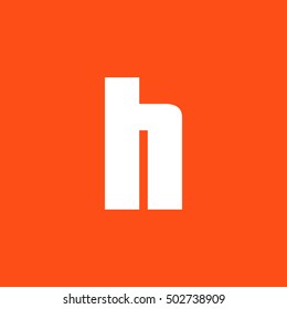 Letter H vector, logo. Useful as branding symbol, corporate identity, alphabet element, app icon, clip art and illustration.