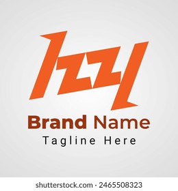 Letter H4 Bolt Logo, combination of letter H and Number 4 arranged to form bolt negative space