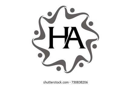 Letter HA Teamwork
