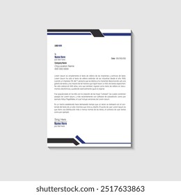 letter hade design a4 letter design