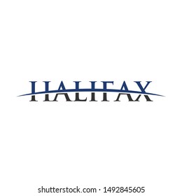 Letter HALIFAX Icon and Symbol. Logo Vector. Eps 10.