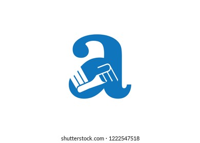 Letter A Hands