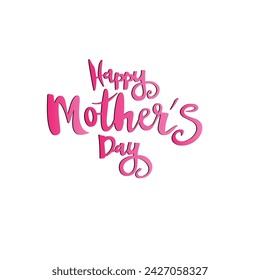 Letter Happy Mothers Day Card vector illustration eps 10