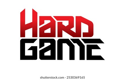 letter hard game design vector