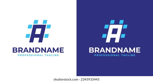 Letter A Hashtag Logo, suitable for any business with A initial.