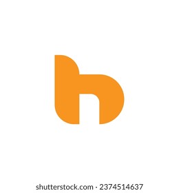 letra hb lindo simple vector de logotipo 