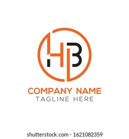 letter HB Logo Design Vector Template. Initial HB Letter Design Vector Illustration