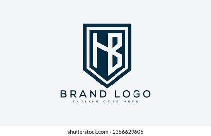Buchstaben HB Logo Design Vektordesign für Marke Design.