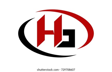 Letter HB Modern Logo 