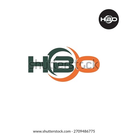 Letter HBO Logo Initials Acronym