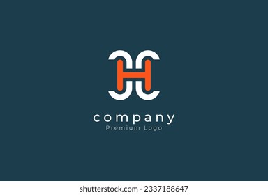 letter HC or CHC monogram Logo. letter HC with modern and minimalist style logo design  inspiration, vector illustration