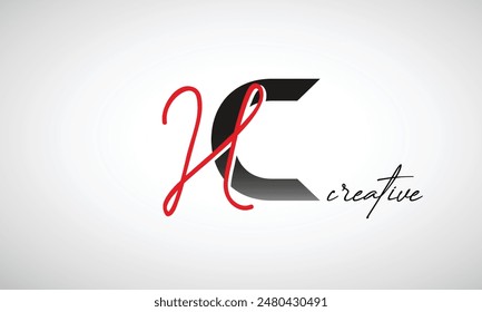 Buchstabe HC Creative Clean Logo Design