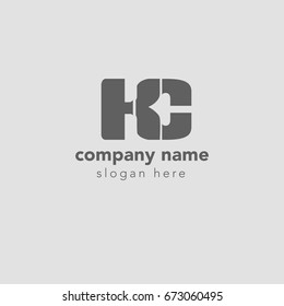 Letter HC Element Logo Template