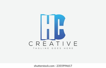 Letter HC Logo Design Vorlage Vektorgrafik.