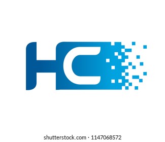 Letter HC Logo Template Design Vector, Emblem, Concept Design, Creative Symbol, Icon