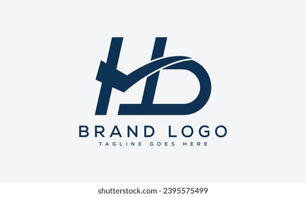 letter HD logo design vector template design for brand.