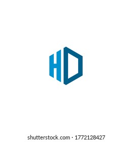 Letter HD logo icon design template elements