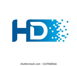 Letter HD Logo Template Design Vector, Emblem, Concept Design, Creative Symbol, Icon