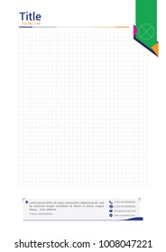 letter head design, A4