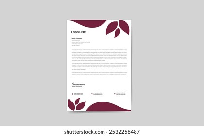 Letter head design , A4 , Business , print ready