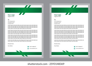 Letter head design for any 