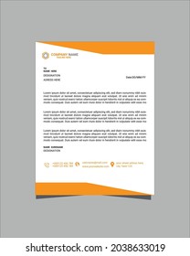 Letter Head Design, Business latter head Pad Design. abstract creative letterhead design set a4 size and unique shape colorful work theme style design corporate company Latter Head.