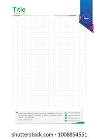 LETTER HEAD DESIGN, US LETTER VERSION