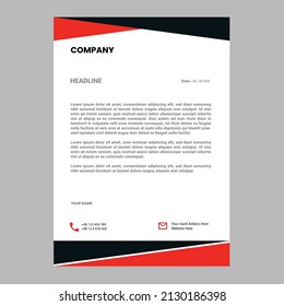 plantilla de diseño de entrada de encabezado de letra