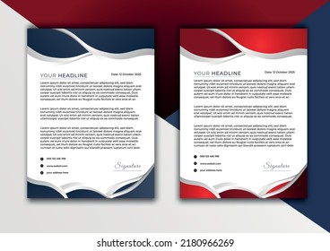 plantilla de encabezado de letra a4 papel