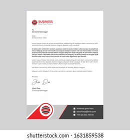 Letter Head Template for Business
