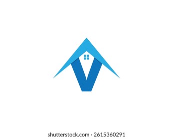 Letter A Headphone Logo Design Element