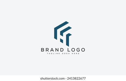 letter HF logo design vector template design for brand.