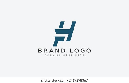 letter HF logo design vector template design for brand.