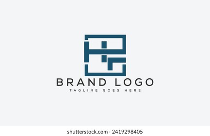 letter HF logo design vector template design for brand.