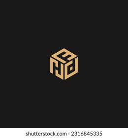 letter HFD Logo Design Vector Template. Initial Letter HFD Vector Illustration
