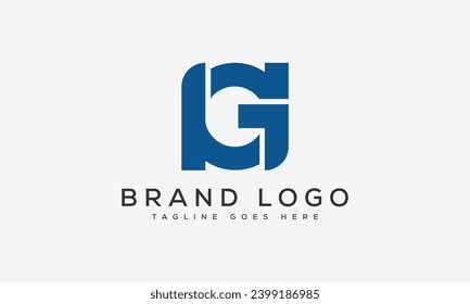 Buchstaben HG Logo Design Vektordesign für Marke Design.