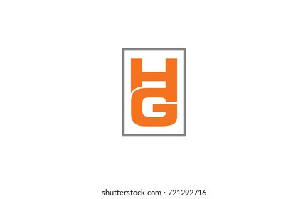 Letter HG Modern Logo 